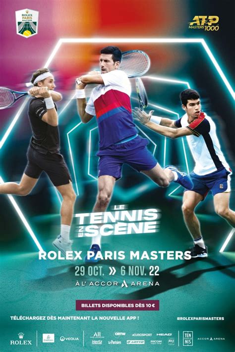 rolex paris masters 2022 participants|paris masters 1000 tennis.